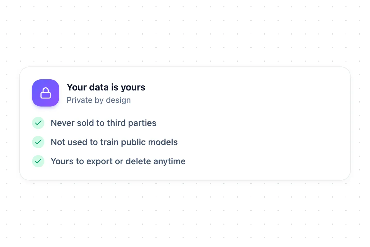 Private and secure