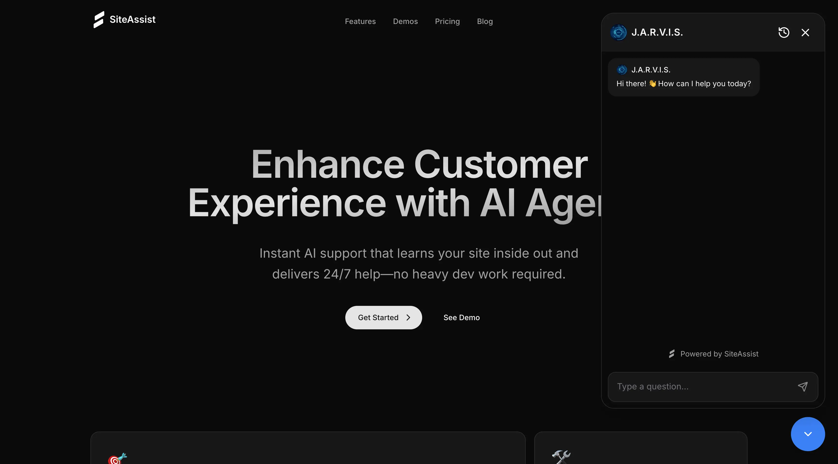 SiteAssist add pages screenshot