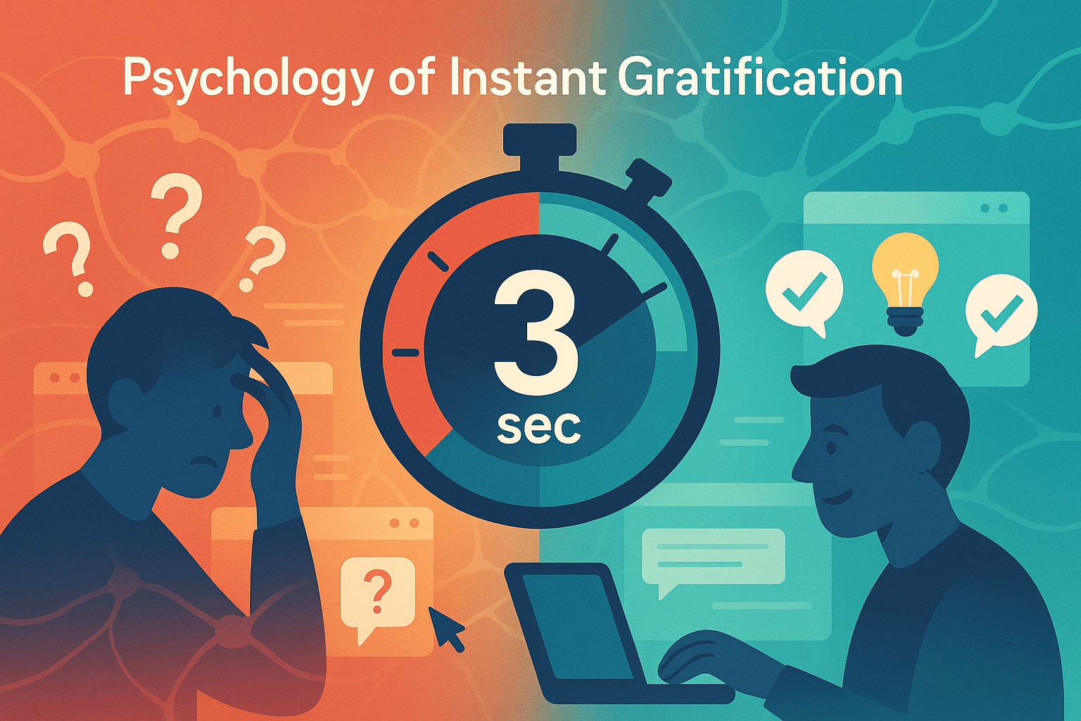 The Psychology of Instant Gratification - Why Website Visitors Leave in 3 Seconds